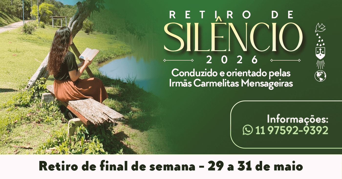 Retiro de Silêncio - 29 a 31 de maio de 2026