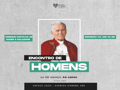 Encontro de homens (Março)