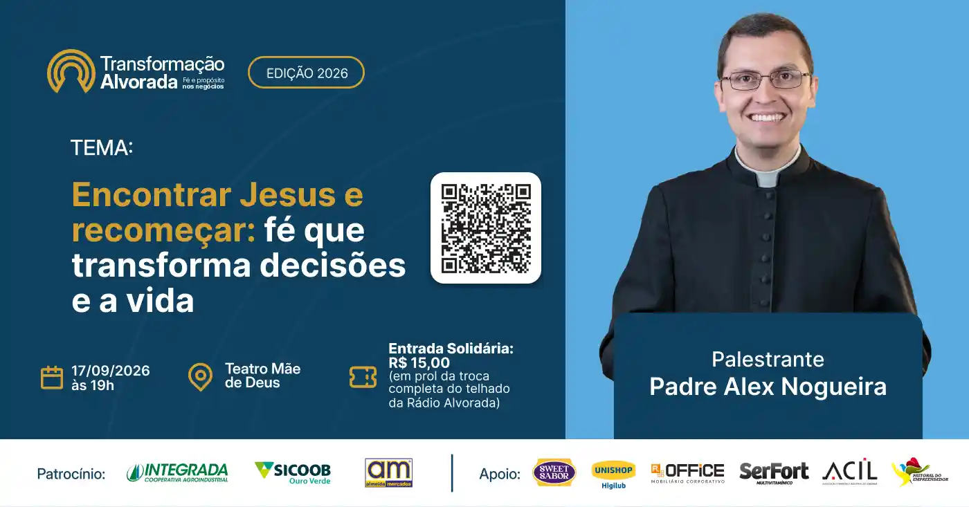 Transformação Alvorada Padre Alex Nogueira em Londrina
