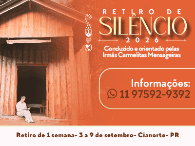 Retiro de Silêncio - 03 a 09 de setembro de 2026 - Cianorte / Paraná