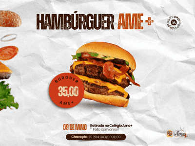 Hambúrguer AME+ ( 2° EDIÇÃO )