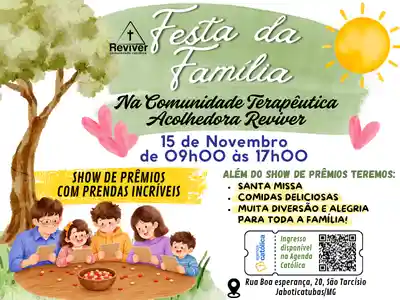 Festa das famílias na Comunidade Terapêutica Acolhedora Reviver