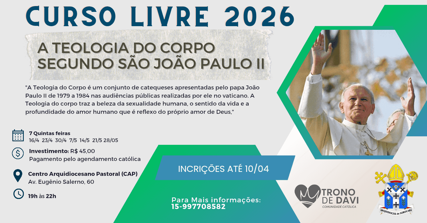 Curso Livre - A Teologia do Corpo segundo São João Paulo II