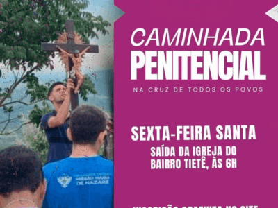 Caminhada Penitencial na Cruz de Todos os Povos