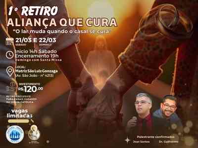 1º Retiro – Aliança que Cura