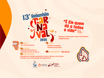 Rebanhão de Carnaval da RCC Diocese de Assis - SP