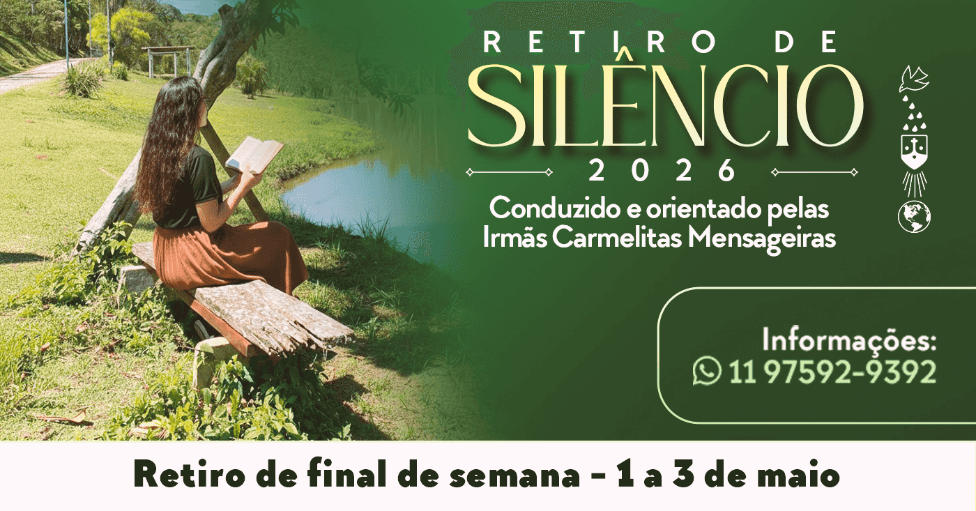 Retiro de Silêncio - 01 a 03 de maio de 2026
