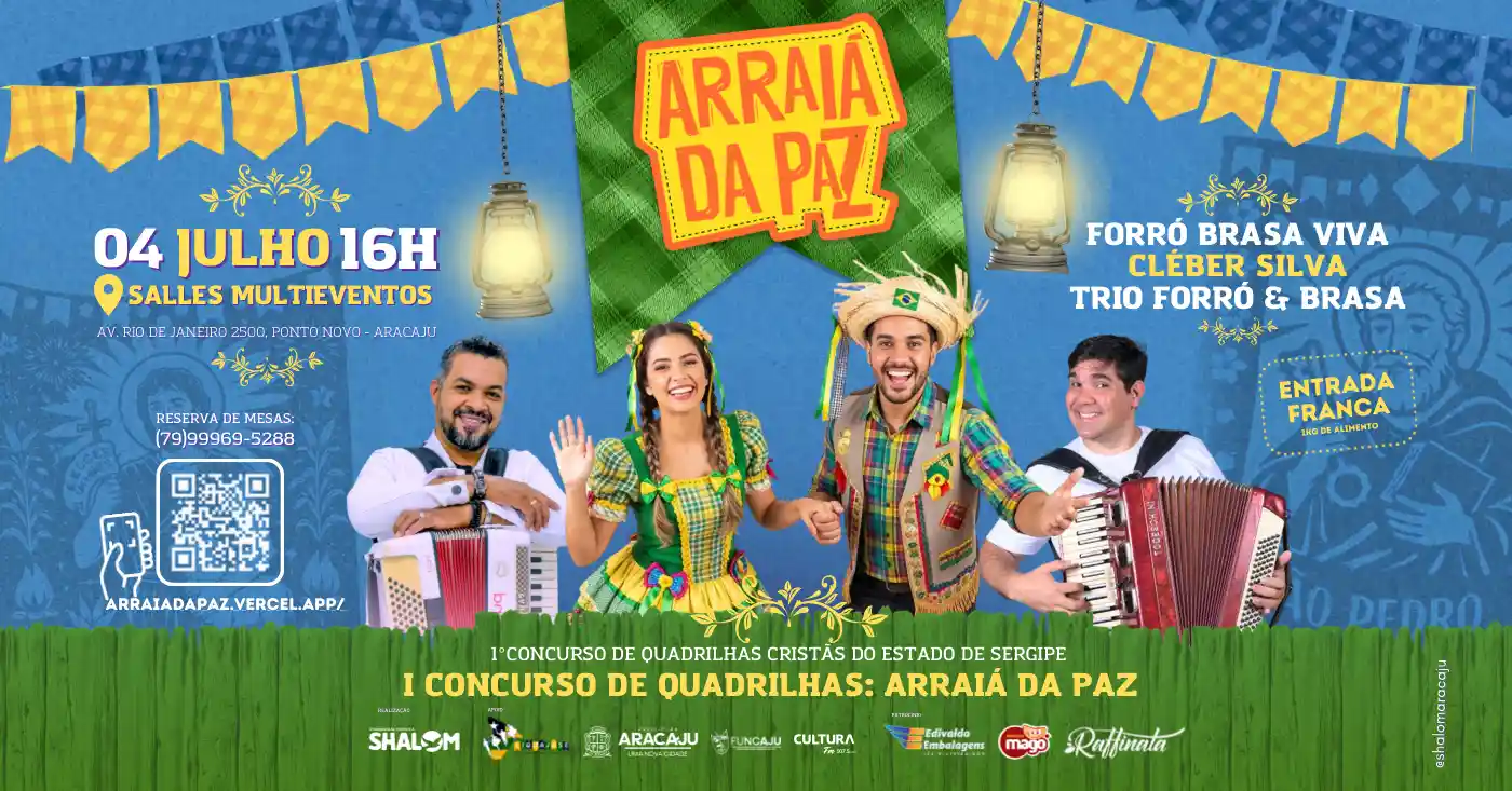 Arraiá da Paz Aracaju 2026
