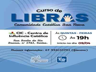 CURSO DE LIBRAS - CCBN 2026