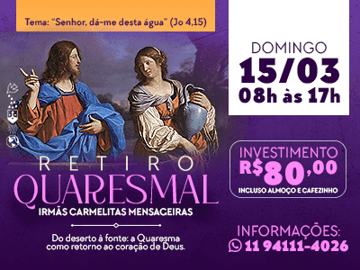 Retiro Quaresmal -15 de março 2026