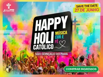 Happy Holi Católico - São Gonçalo do Pará