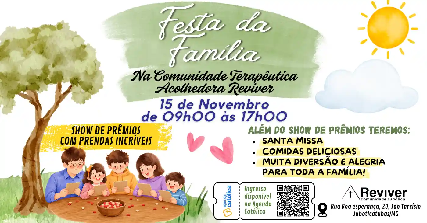 Festa das famílias na Comunidade Terapêutica Acolhedora Reviver