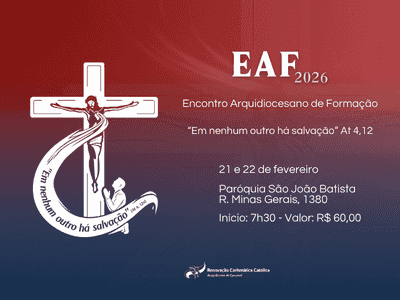 Encontro Arquidiocesano de Formação 2026 - RCC Cascavel