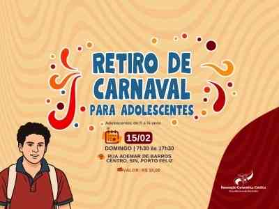 RETIRO DE CARNAVAL PARA ADOLESANTOS 2026