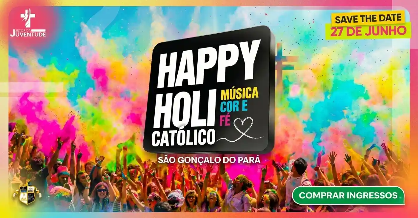 Happy Holi Católico - São Gonçalo do Pará