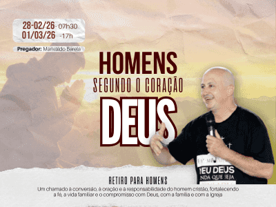 HOMENS SEGUNDO O CORAÇÃO DE DEUS